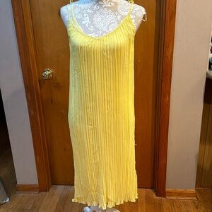 NWT Philosophy Di Alberta Ferretti chiffon crinkle midi dress.  Size 2